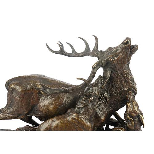 Скульптура «Охота на оленя». П. Ж. Мене