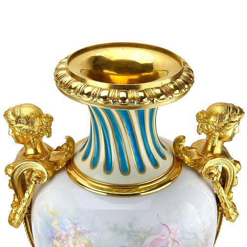 Декоративные парные вазы с мифологическими сценами &quot;Аврора и Диана&quot;