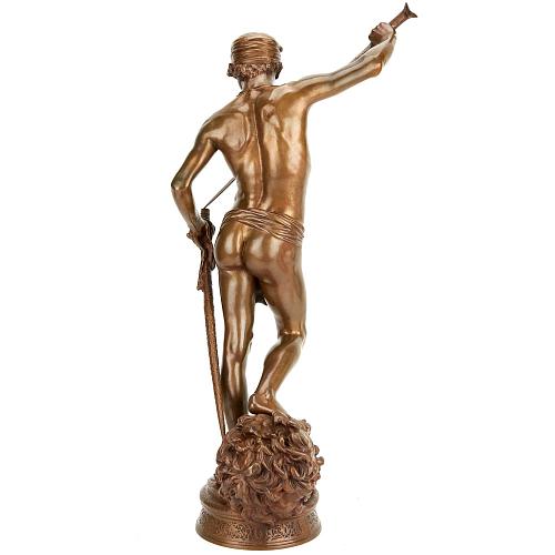 Скульптура кабинетная «Давид победитель Голиафа»