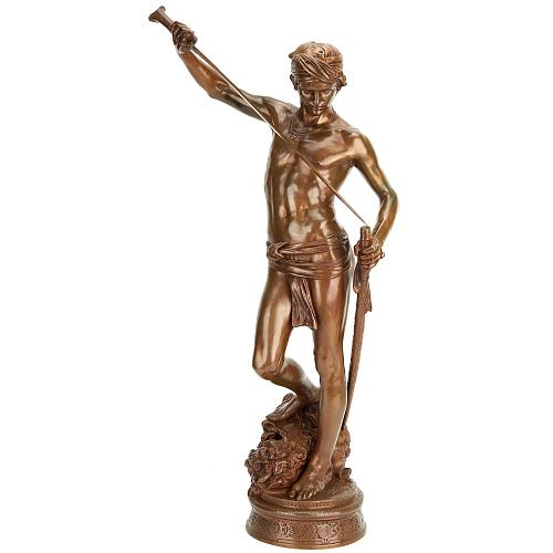 Скульптура кабинетная «Давид победитель Голиафа»