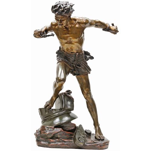 Скульптура кабинетная «Судья-Герой Самсон»