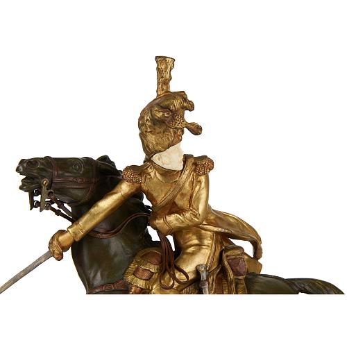 Скульптура кабинетная «Драгун старой гвардии Наполеона»
