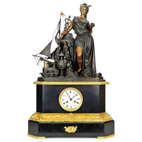 Каминные часы «Аллегория Коммерции»