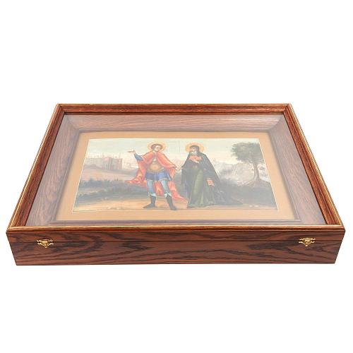 Икона «Чудо святого Димитрия Солунского о епископе Киприане». Палех.