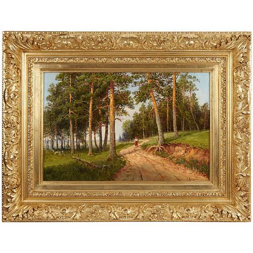 «Дорога в сосновом лесу». С. Ф. Федоров.
