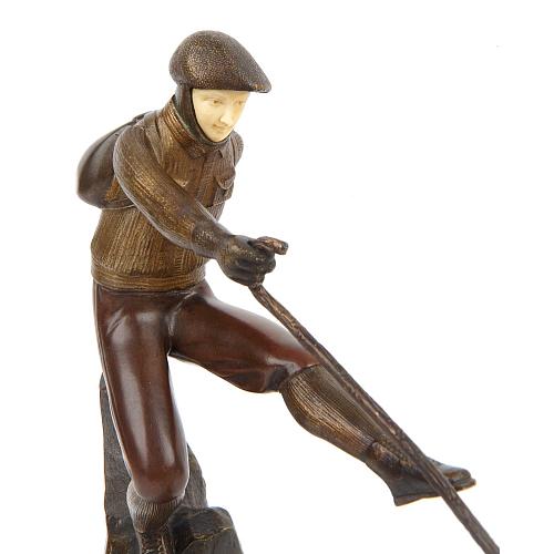 Статуэтка «Альпинист». Арт Деко.