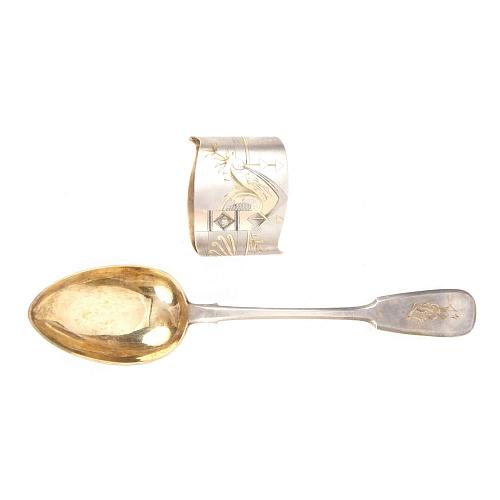 Набор «Эгоист»: кольцо, ложка ст.