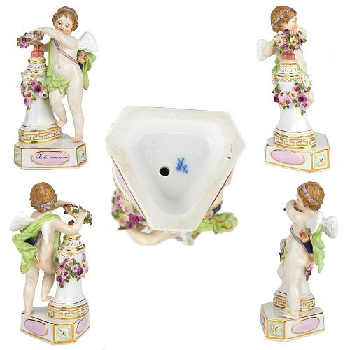 «Амуры с девизами». Meissen.