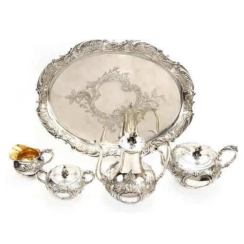 Сервиз чайно-кофейный. Фирма H. Steenaerts.