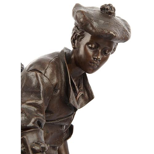 Скульптура кабинетная «Ловец крабов». Э. Буре.