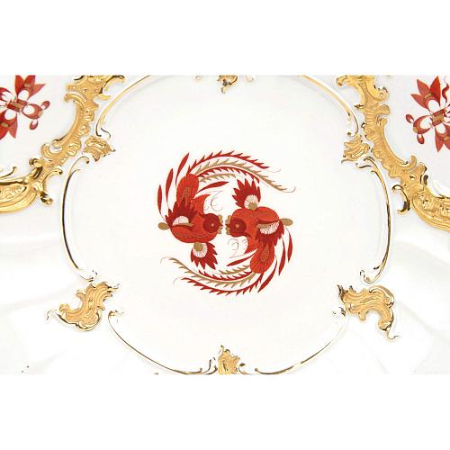 Блюдо «Сказочные птицы». Мейсен.