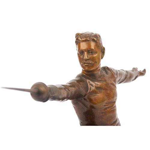 Статуэтка «Фехтовальщик». Рудольф Кёхлер.