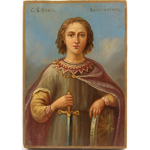 Икона «Святой благоверный князь Константин Федорович Ярославский»