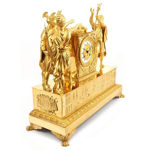 Каминные часы «Клятва Горациев». Ампир.