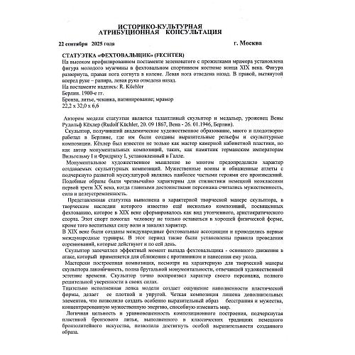 Экспертное заключение