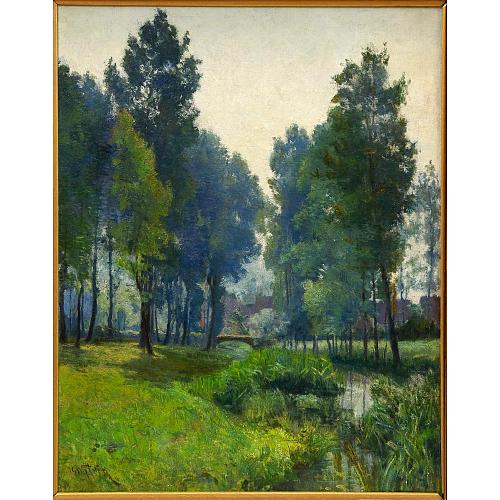 &quot;Июльское утро в парке&quot;. Gerard Watrin.