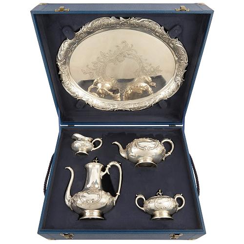 Сервиз чайно-кофейный. Фирма H. Steenaerts.