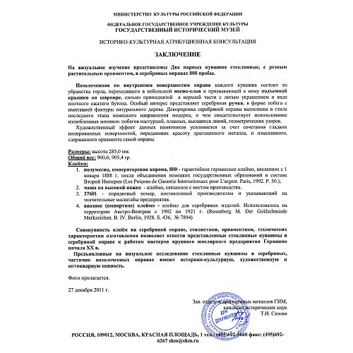 Экспертиза ГИМ. 
