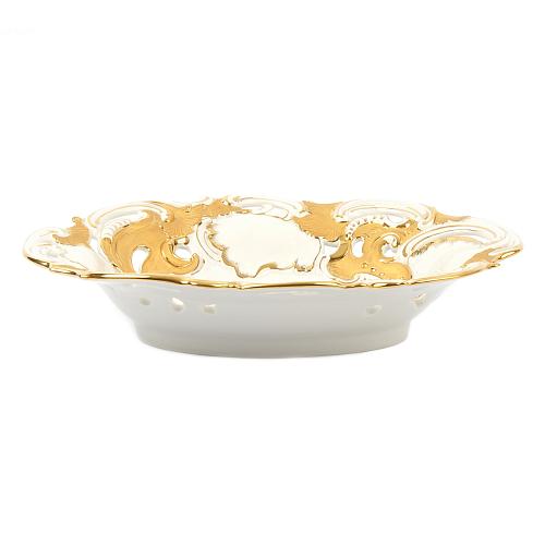 Блюдо «Полевые цветы». Мейссен.