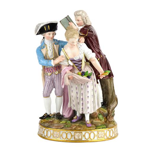Композиция «Галантная сцена» Meissen