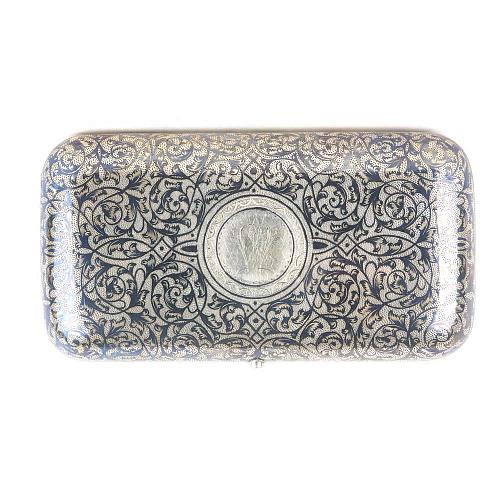 Портсигар "Вид на Московский кремль"