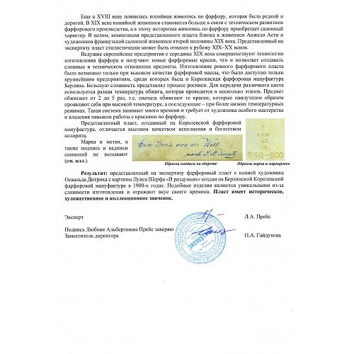 Экспертное заключение: НИНЭ им. П.М. Третьякова