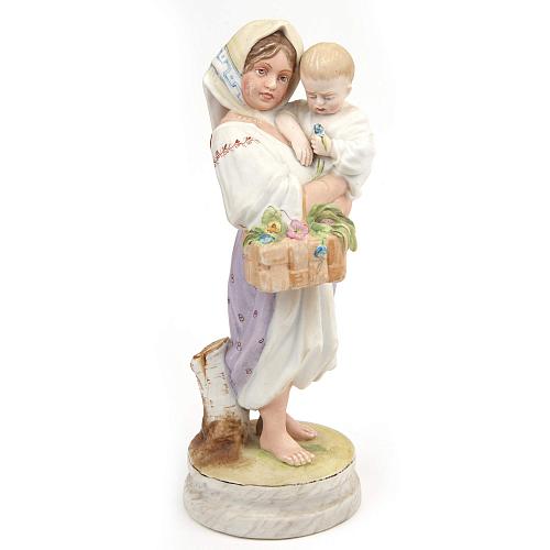 «Девочка крестьянка с ребенком». Гарднер.