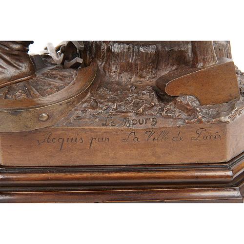 Скульптура «Труд». Шарль Лебург.