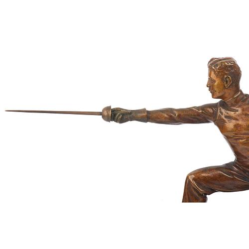 Статуэтка «Фехтовальщик». Рудольф Кёхлер.