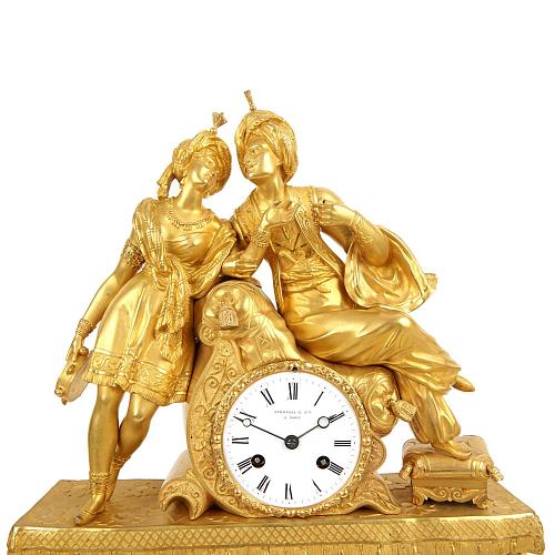 Каминный гарнитур «Восточные мотивы». Франция.