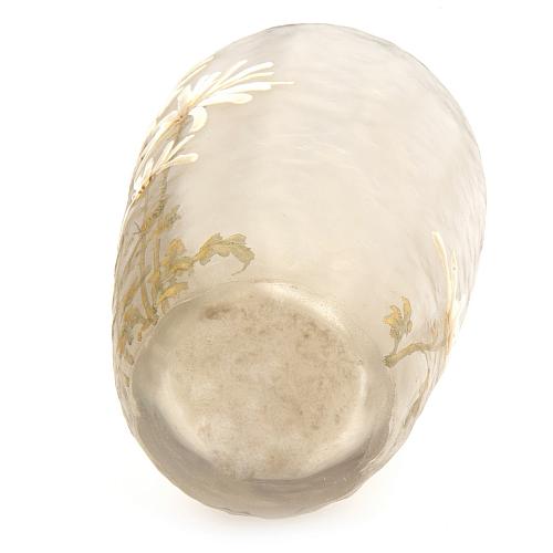 Ваза для цветов в серебряной оправе "Ромашки".