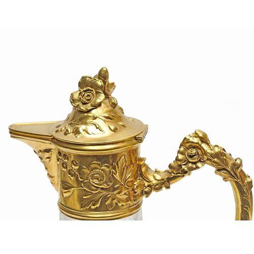 Графин "Золотые цветы". Фирма "SV & WAGNER".