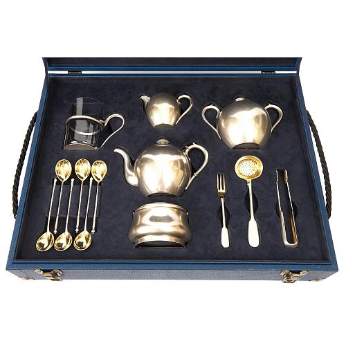 Сервиз чайный из 14-ти предметов. Овчинниковь.