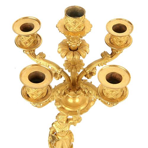 Каминный гарнитур «Восточные мотивы». Франция.