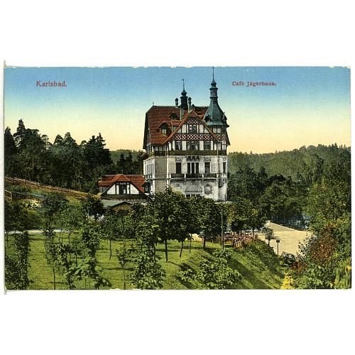 Чашка с блюдцем «Карловы Вары». Вена.