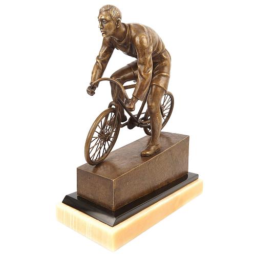 Скульптура в стиле Арт-деко «Велосипедист»