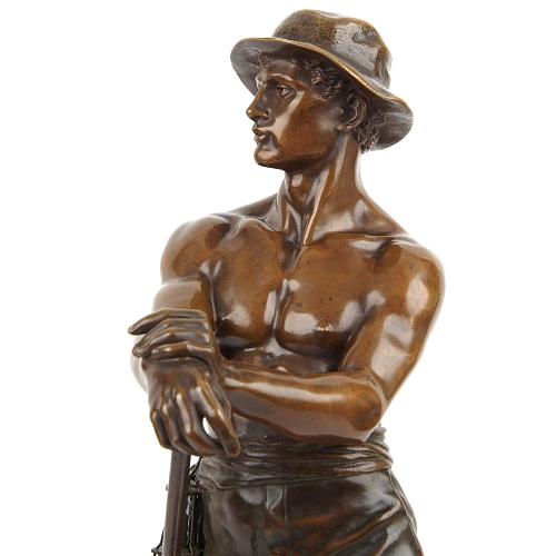 Скульптура «Рудокоп». Шарль Леви.