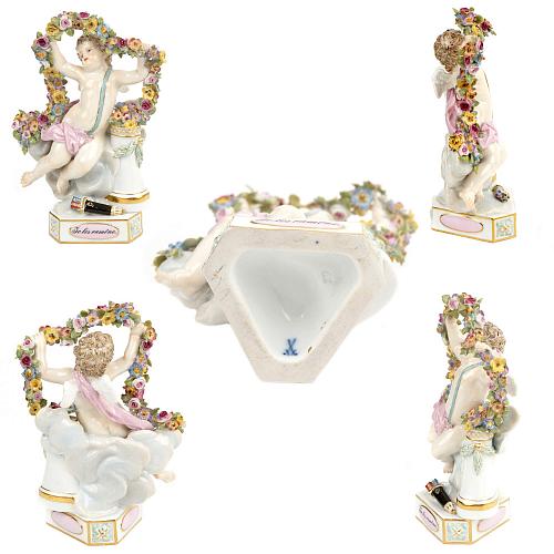 «Амуры с девизами». Meissen.